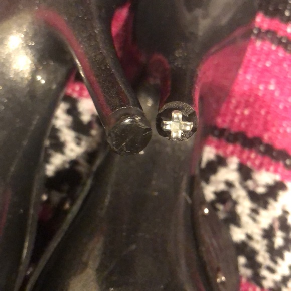 Steve madden black glittery studded heels - Picture 3 of 6